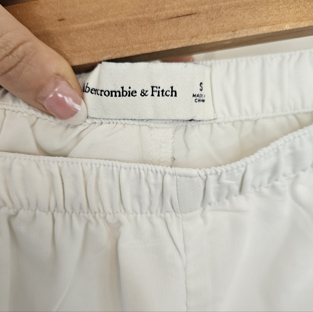 Abercrombie & Fitch AF Outfit 2PC Lounge Casual PJ Top Shorts Set S - Picture 9 of 9